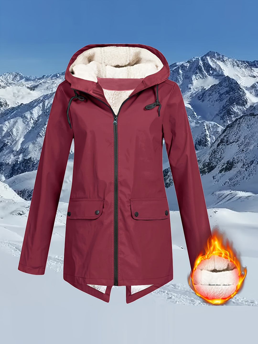 Marisa Warme Damen Winterjacke