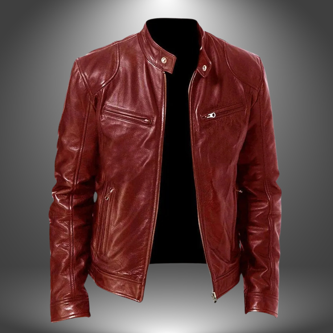 James Exklusive Herren Lederjacke