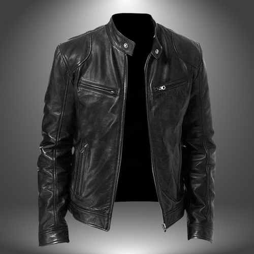 Klassische Herren Echtleder Jacke