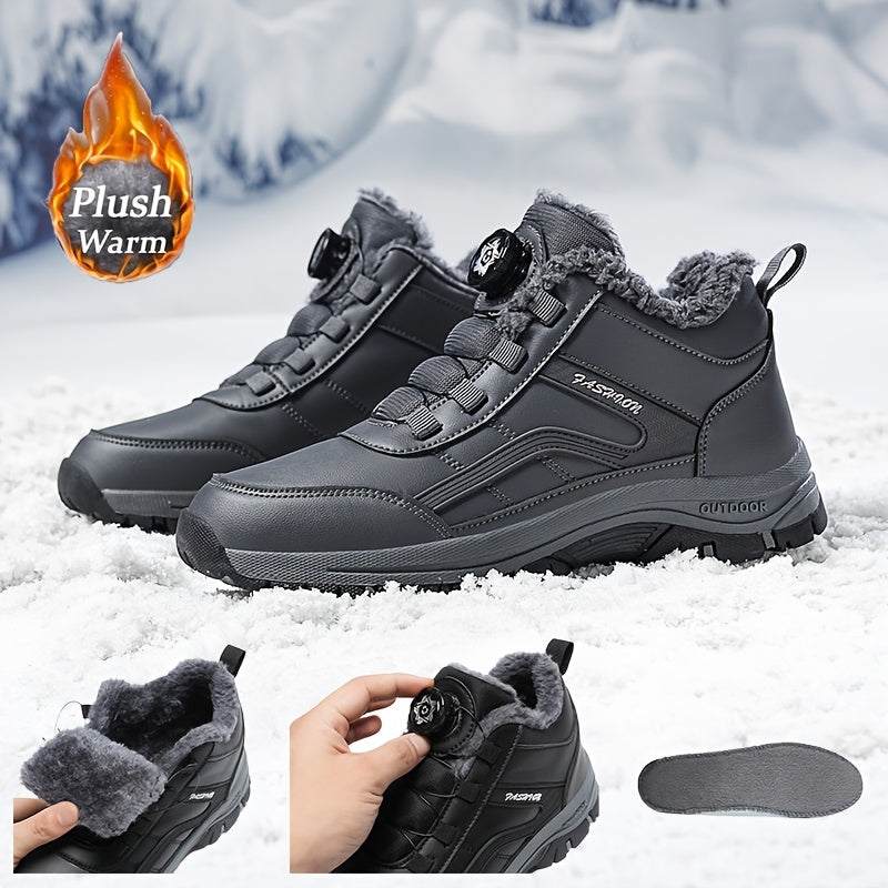 Trendige Damen Schnallenstiefel
