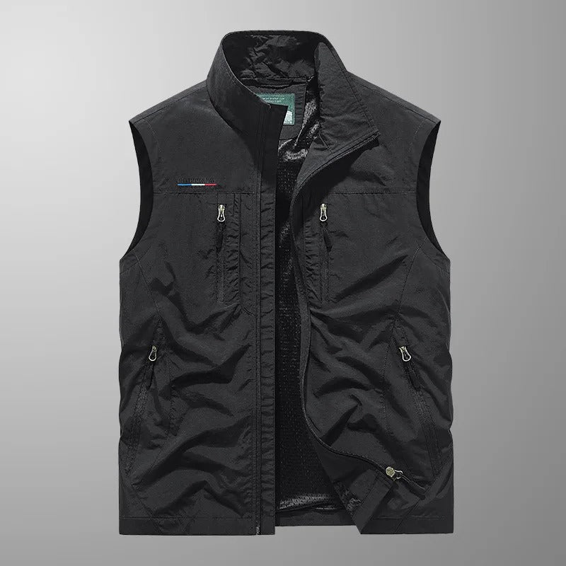Vincent Atmungsaktiv Herren Outdoor-Funktionsweste