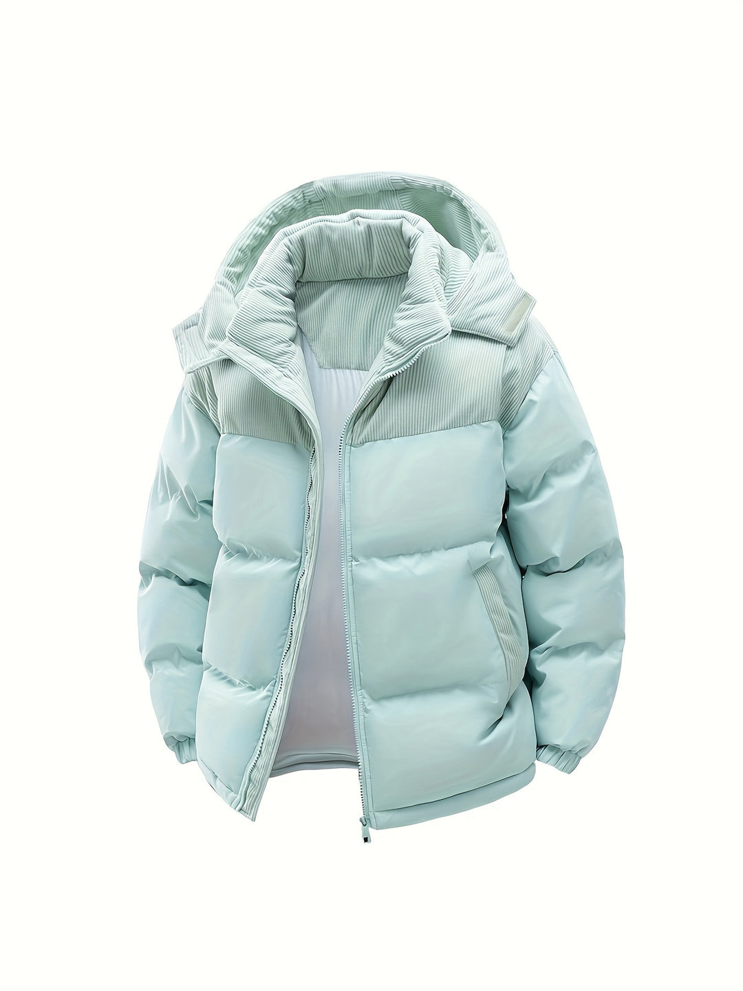 Lässige Damen Steppjacke mit Kapuze