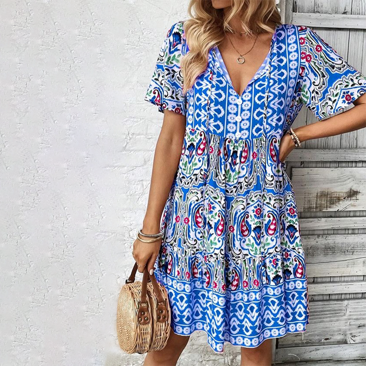 Modisches Damen Midi-Kleid