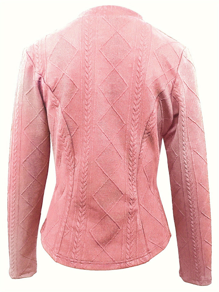 Eleganter Damen Strickjacke Cardigan mit Knöpfen
