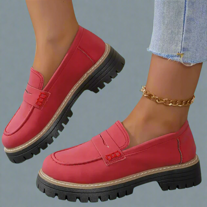 Elegante Luxuriöse Damen Loafers