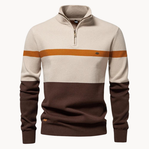 Weicher Herren Quarter-Zip Pullover