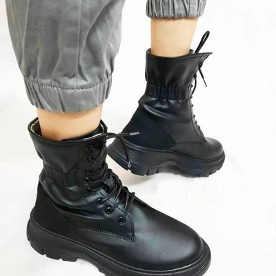 Warme Damen-Schneestiefel mit dicker Sohle