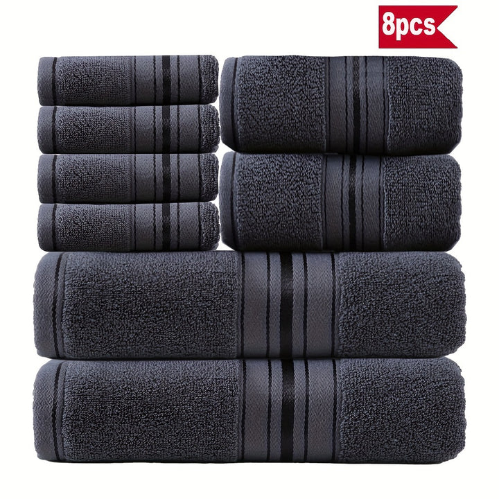 Weiche Damen Badetuch-Set 8-teilig