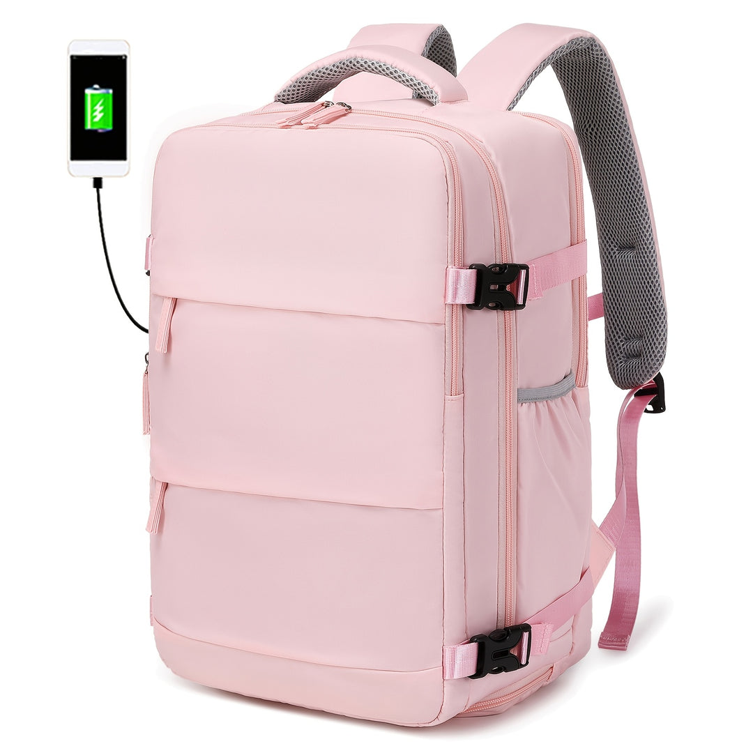 Praktischer Damen Reiserucksack mit Schuhfach und Laptopfach