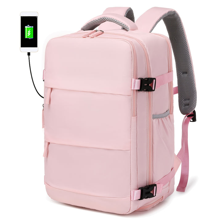 Praktischer Damen Reiserucksack mit Schuhfach und Laptopfach