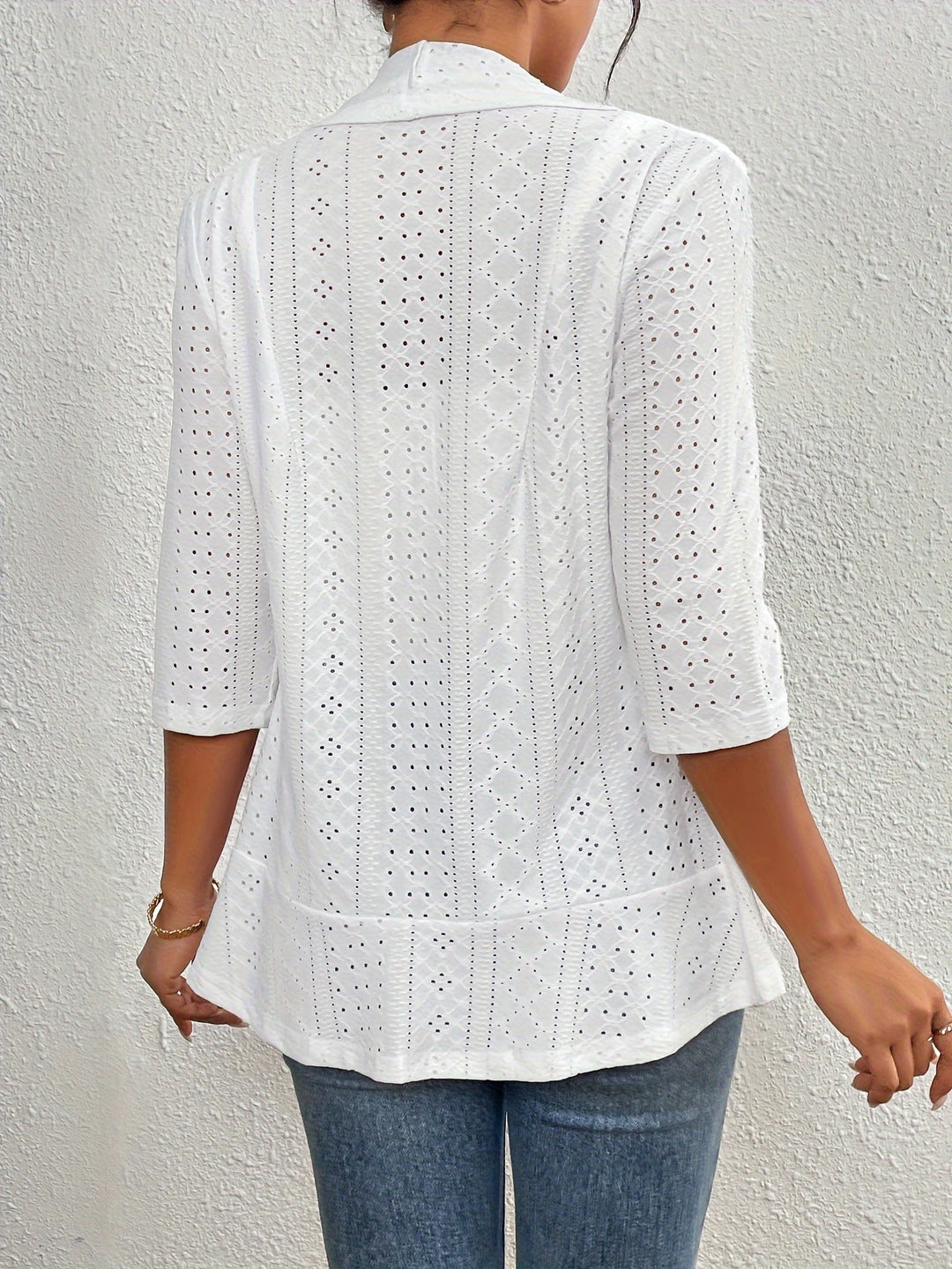 Elegant Offene Damen Strickjacke