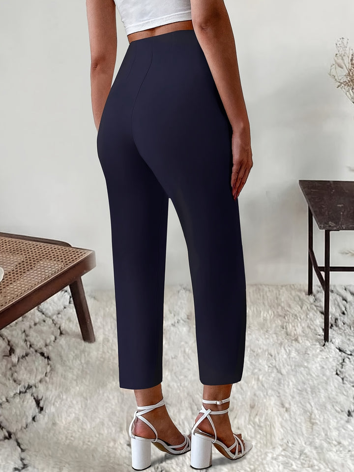Elegante Damen Bundfaltenhose