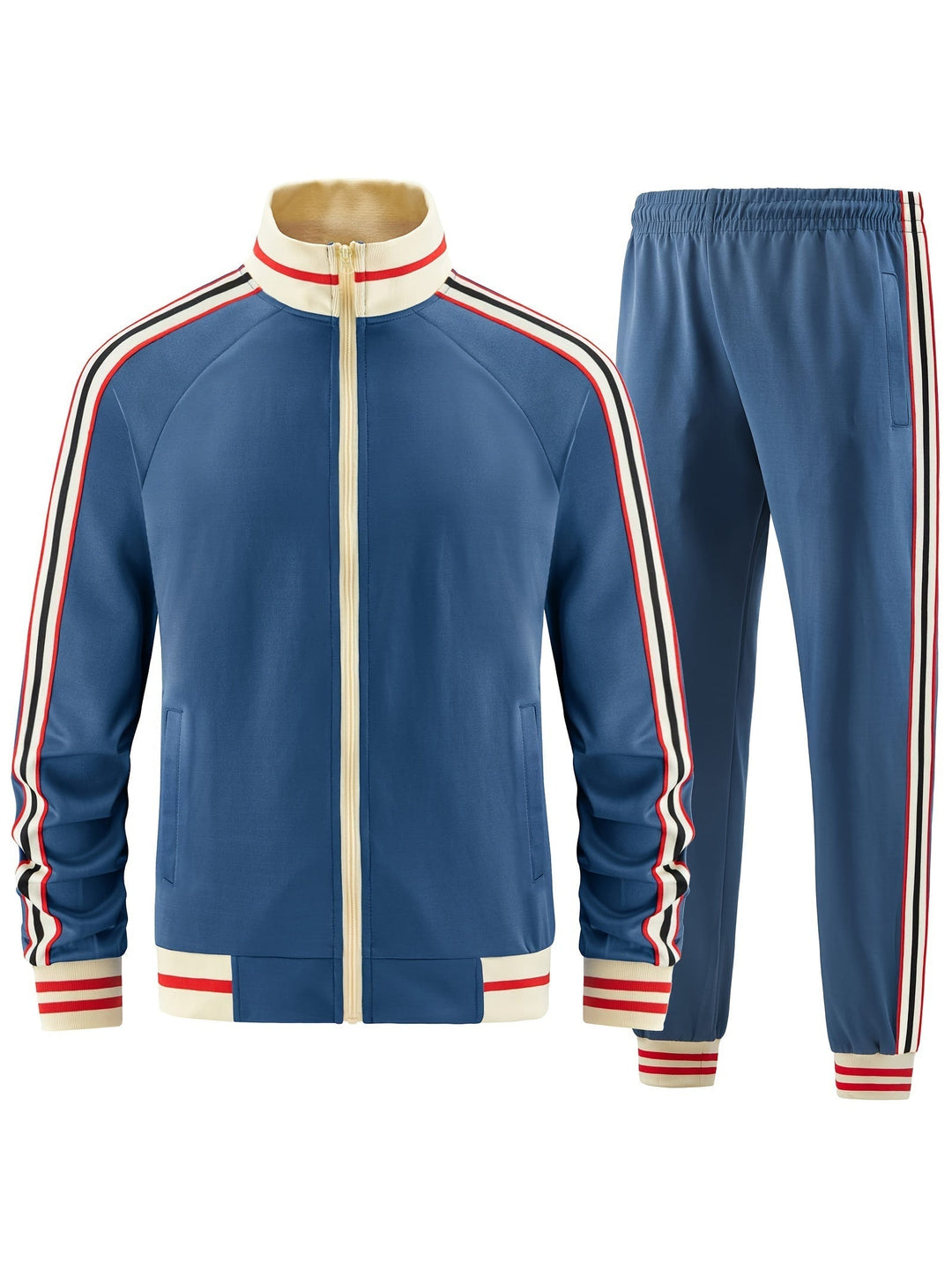 Sportlicher Lässiger Herren Trainingsanzug Set