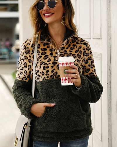 Tanja - Kuscheliger Damen Pullover mit Kragen