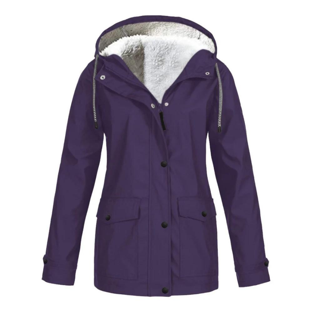 Aileen Wärmende Damen Regenjacke mit Fleece
