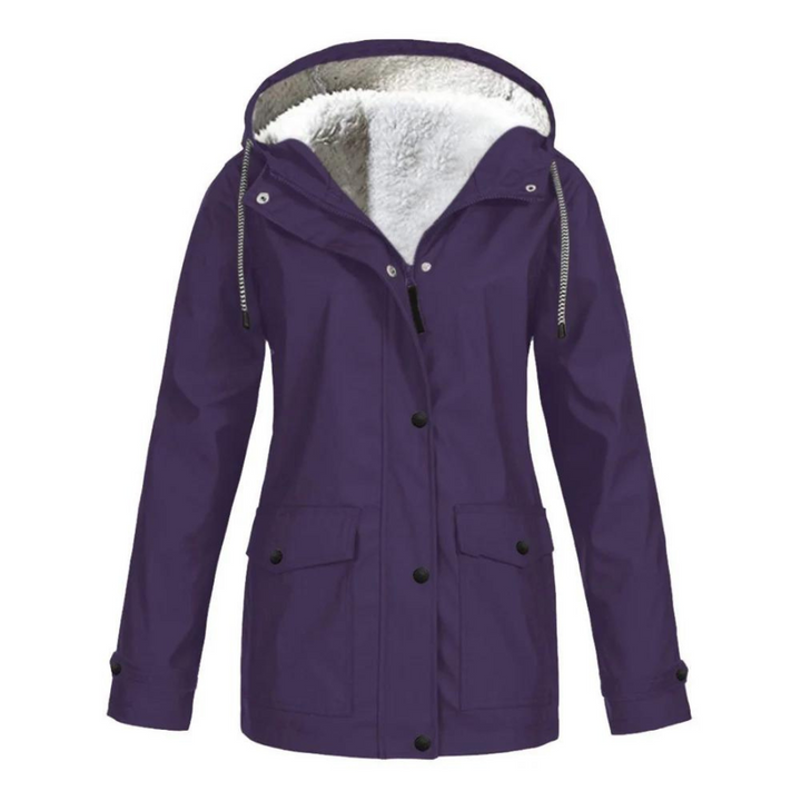 Aileen Wärmende Damen Regenjacke mit Fleece