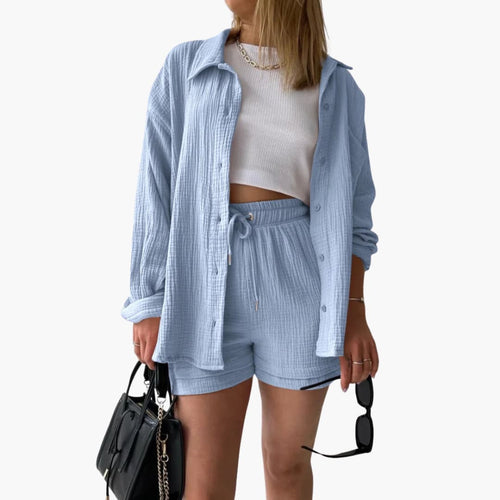 Lässiges Damen Sommer-Zweiteiler-Set