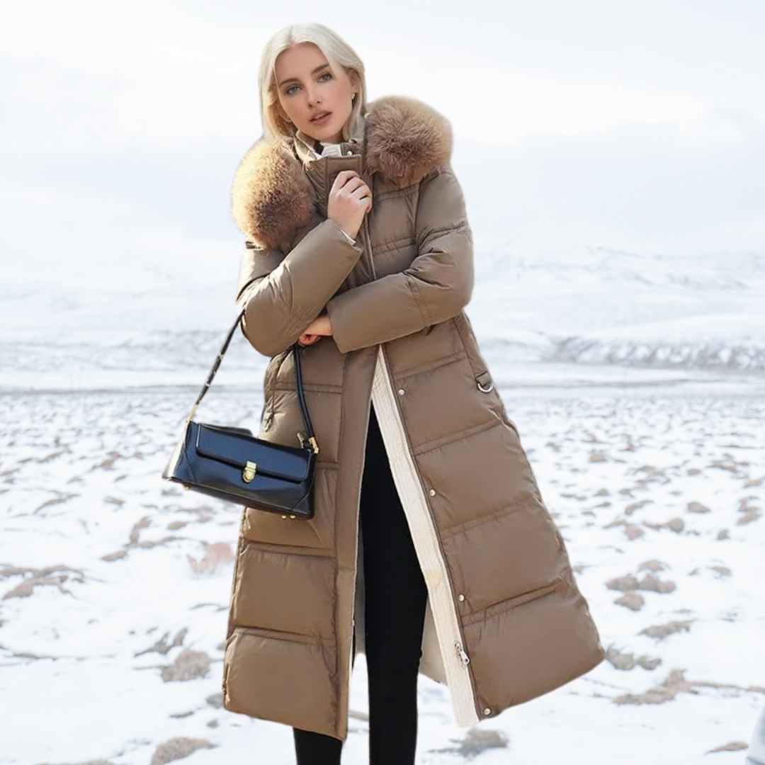 Vanessa Luxuriöse Warme Damen Winterjacke