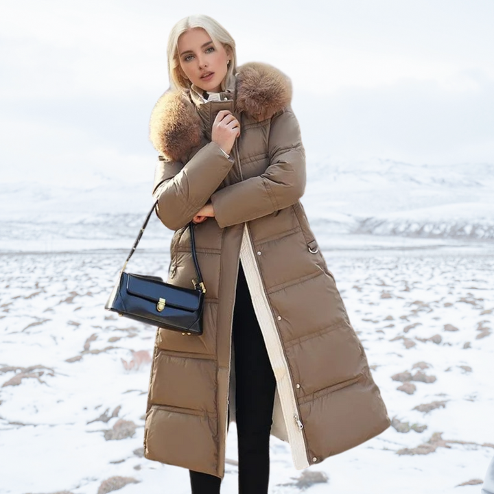 Vanessa Luxuriöse Warme Damen Winterjacke