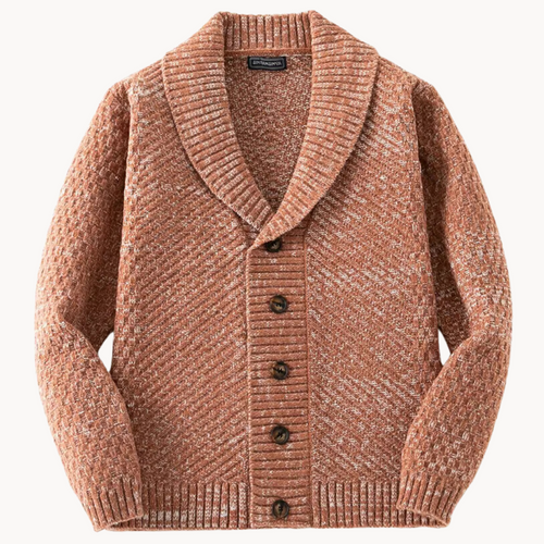 Klassischer Herren Schalkragen-Cardigan
