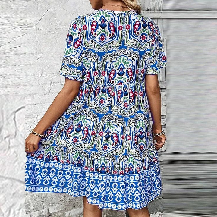 Modisches Damen Midi-Kleid