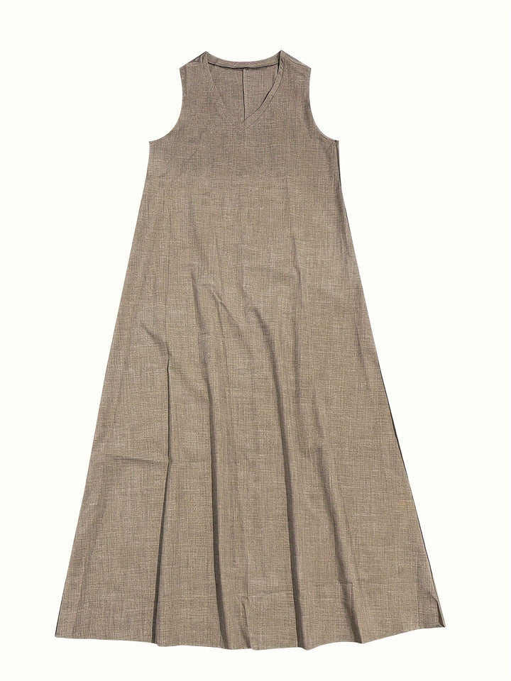Leichtes Leinenkleid Damen Sommerkleid