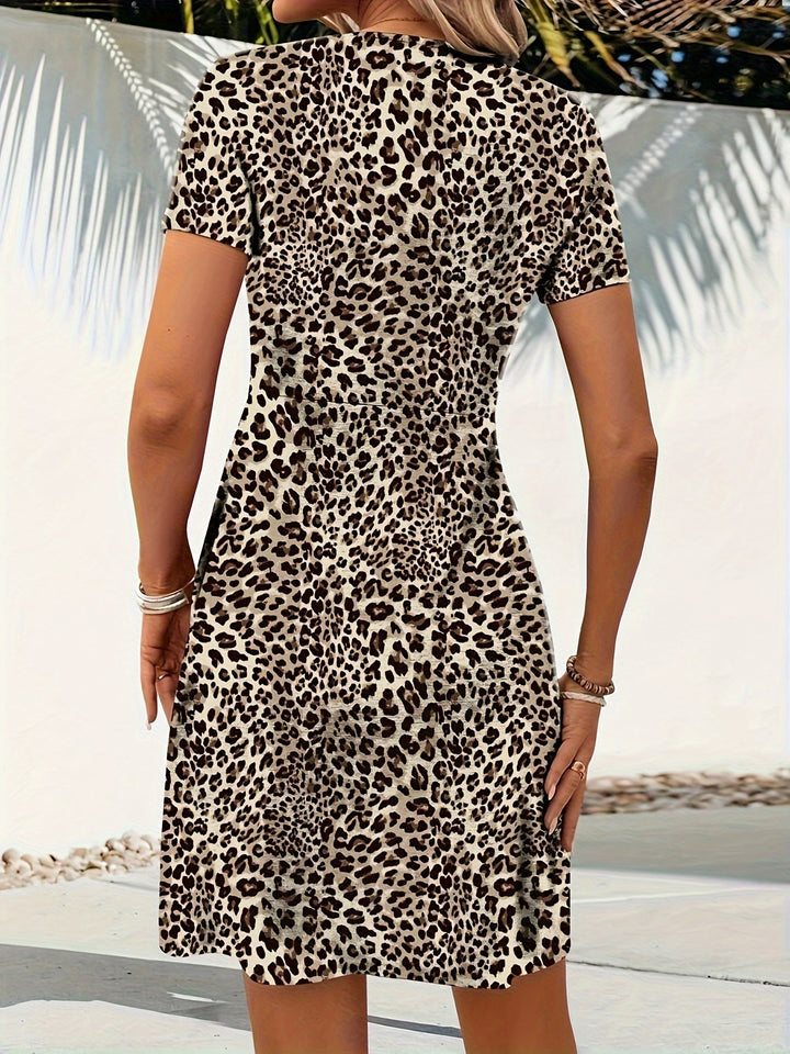 Trendig Gemustertes Damen Sommerkleid