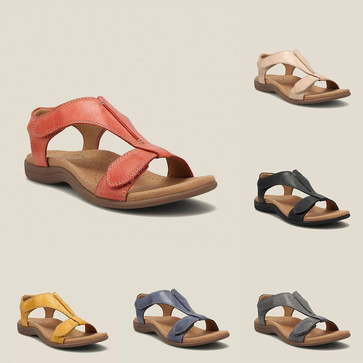 Bequeme Damen Leder-Sandalen