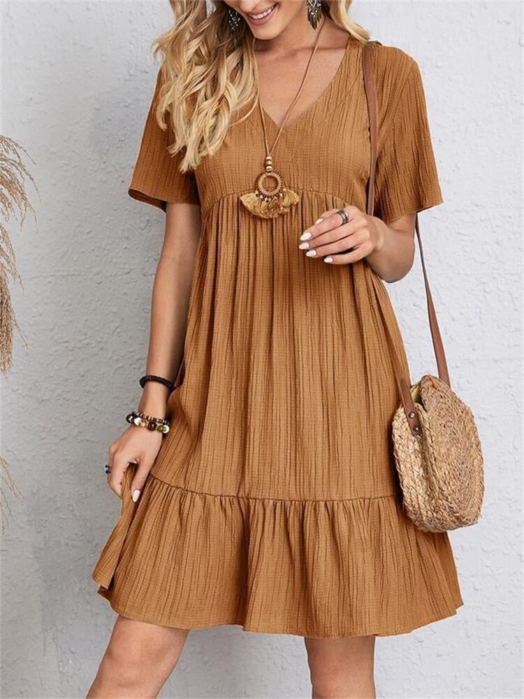 Elegantes Bequemes Damen Kleid