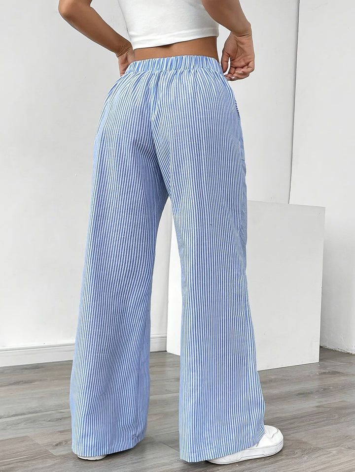 Tamara Weite Damen Hose mit Taschen und Bund