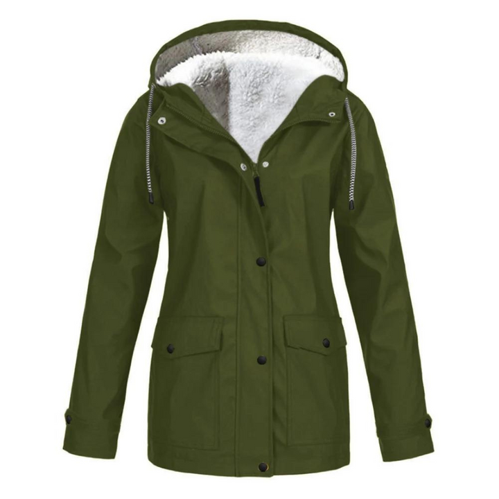 Aileen Wärmende Damen Regenjacke mit Fleece