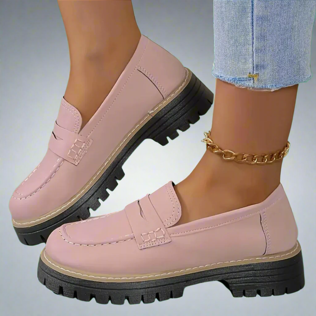 Elegante Luxuriöse Damen Loafers