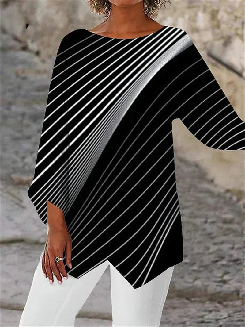 Klassisches Langarm Damen Shirt