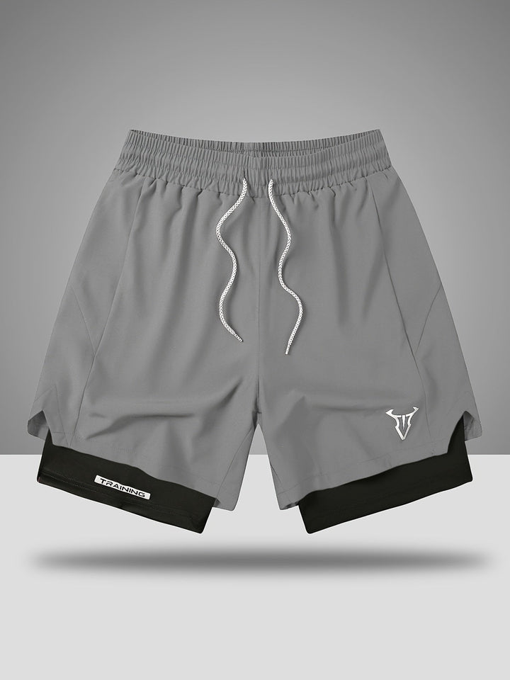 Fabian Sportliche Herren Shorts mit geometrischem Muster