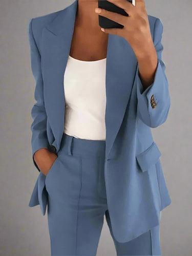 Schickes Damen Blazer & Hosen-Set