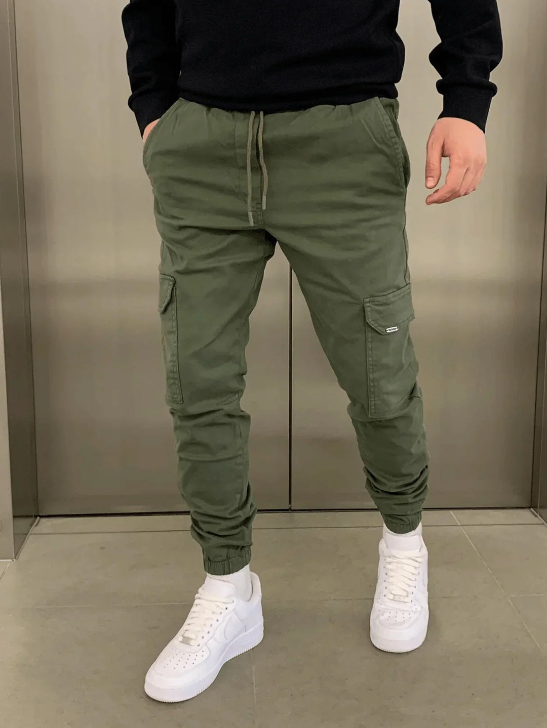 Stefano Flexible Herren Cargohose