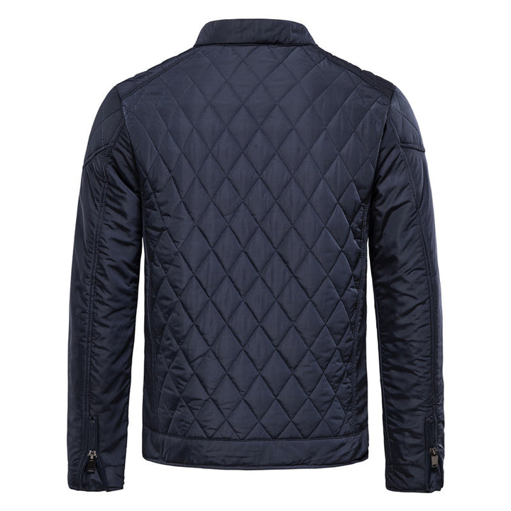 Charles Klassische Herren Stehkragen-Jacke