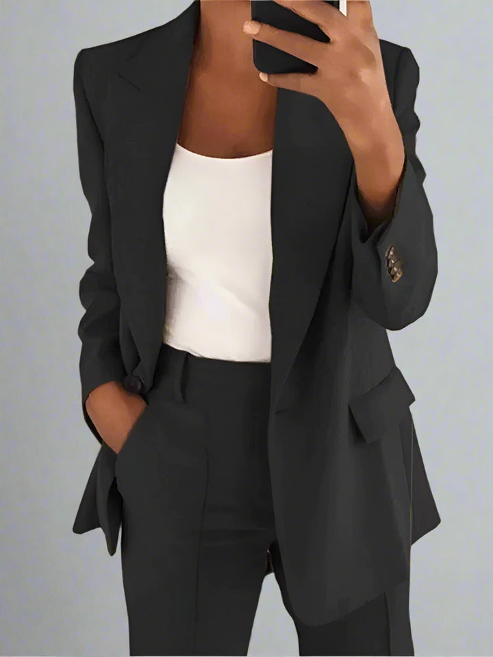 Schickes Damen Blazer &amp; Hosen-Set