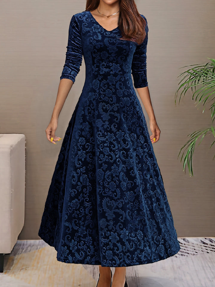 Elegantes Damen Langarmkleid