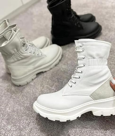 Warme Damen-Schneestiefel mit dicker Sohle