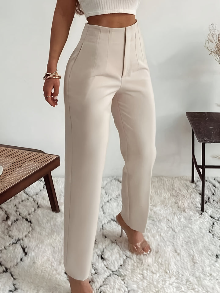 Elegante Damen Bundfaltenhose