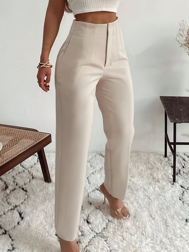 Elegante Damen Bundfaltenhose