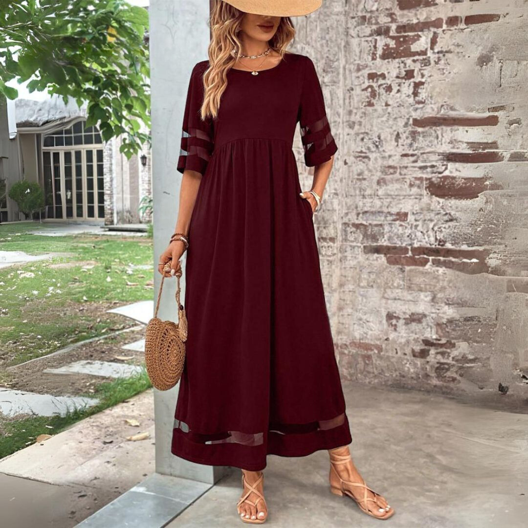 Elegantes langes Damen Kleid