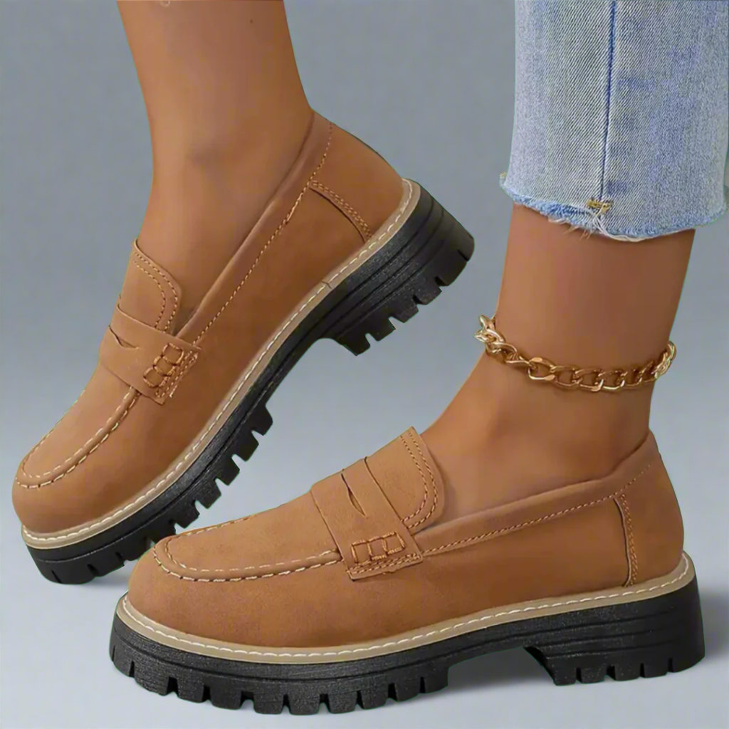 Elegante Luxuriöse Damen Loafers