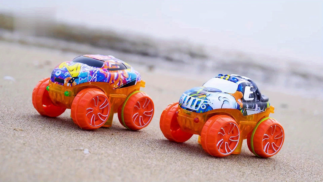 Bunte Damen Aufhäng-Rennbahn mit elektrischen Schienenautos
