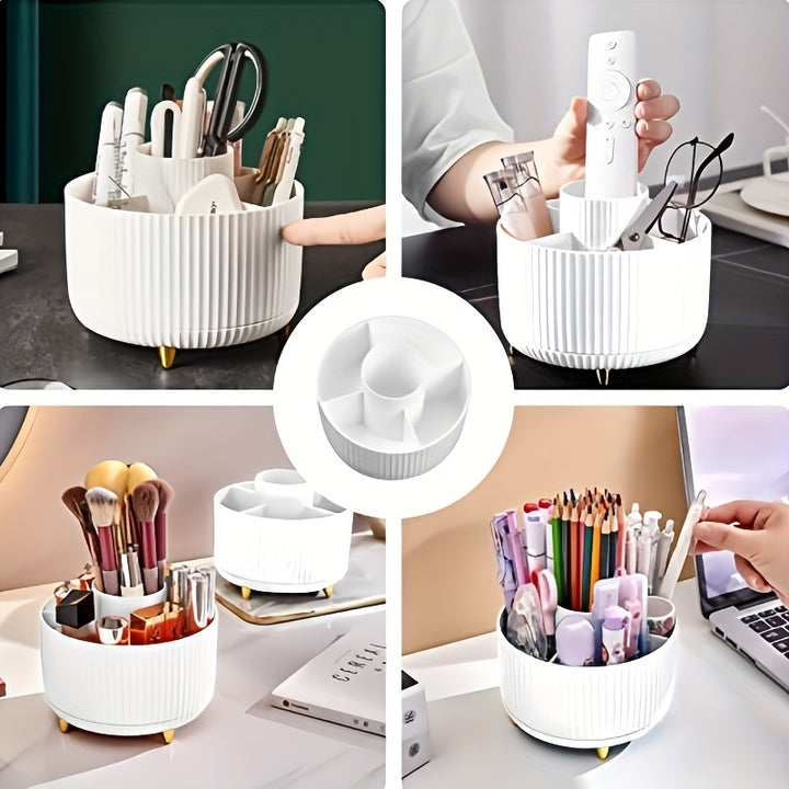 Praktischer Damen Drehbarer Make-up-Organizer mit 5 Fächern