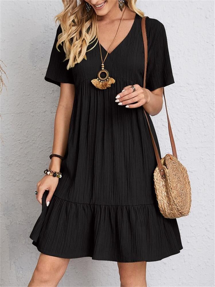Elegantes Bequemes Damen Kleid