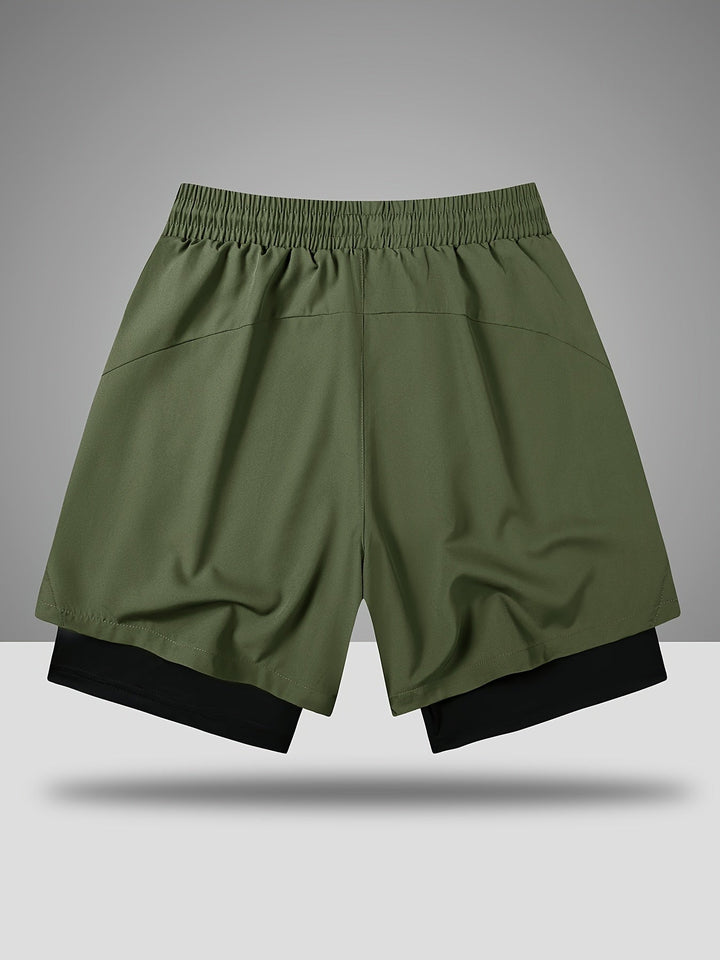 Fabian Sportliche Herren Shorts mit geometrischem Muster