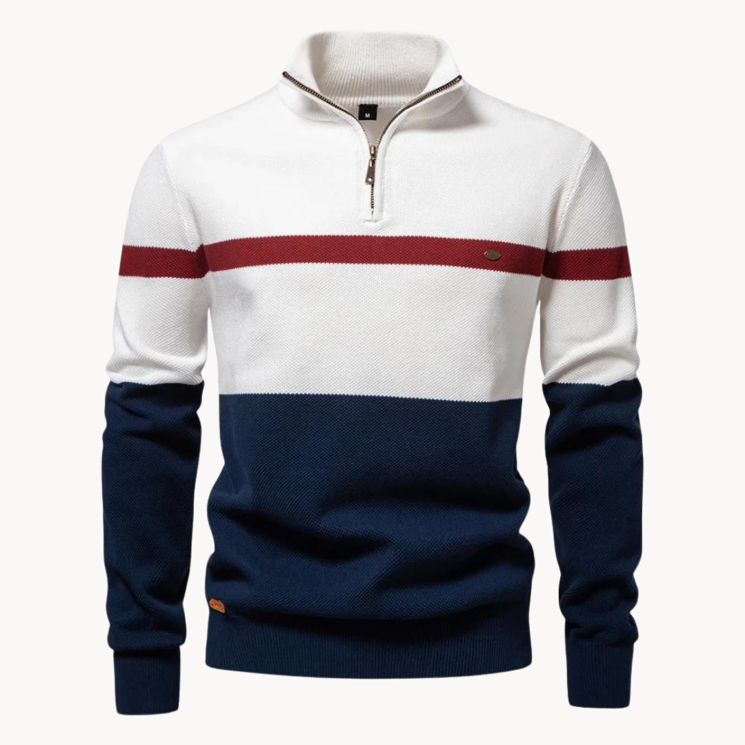 Weicher Herren Quarter-Zip Pullover
