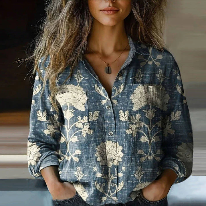 Mira Vintage Damen Bluse